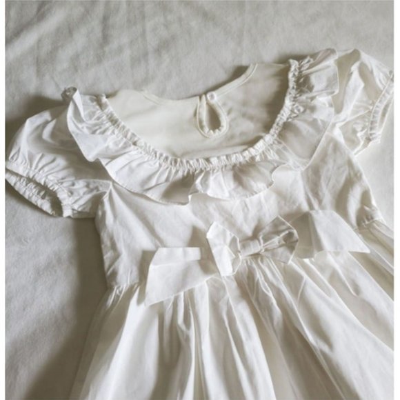 VINTAGE  Olive Mae Dress 5 Easter spring summer ruffle boutique bow tulle - Picture 6 of 9